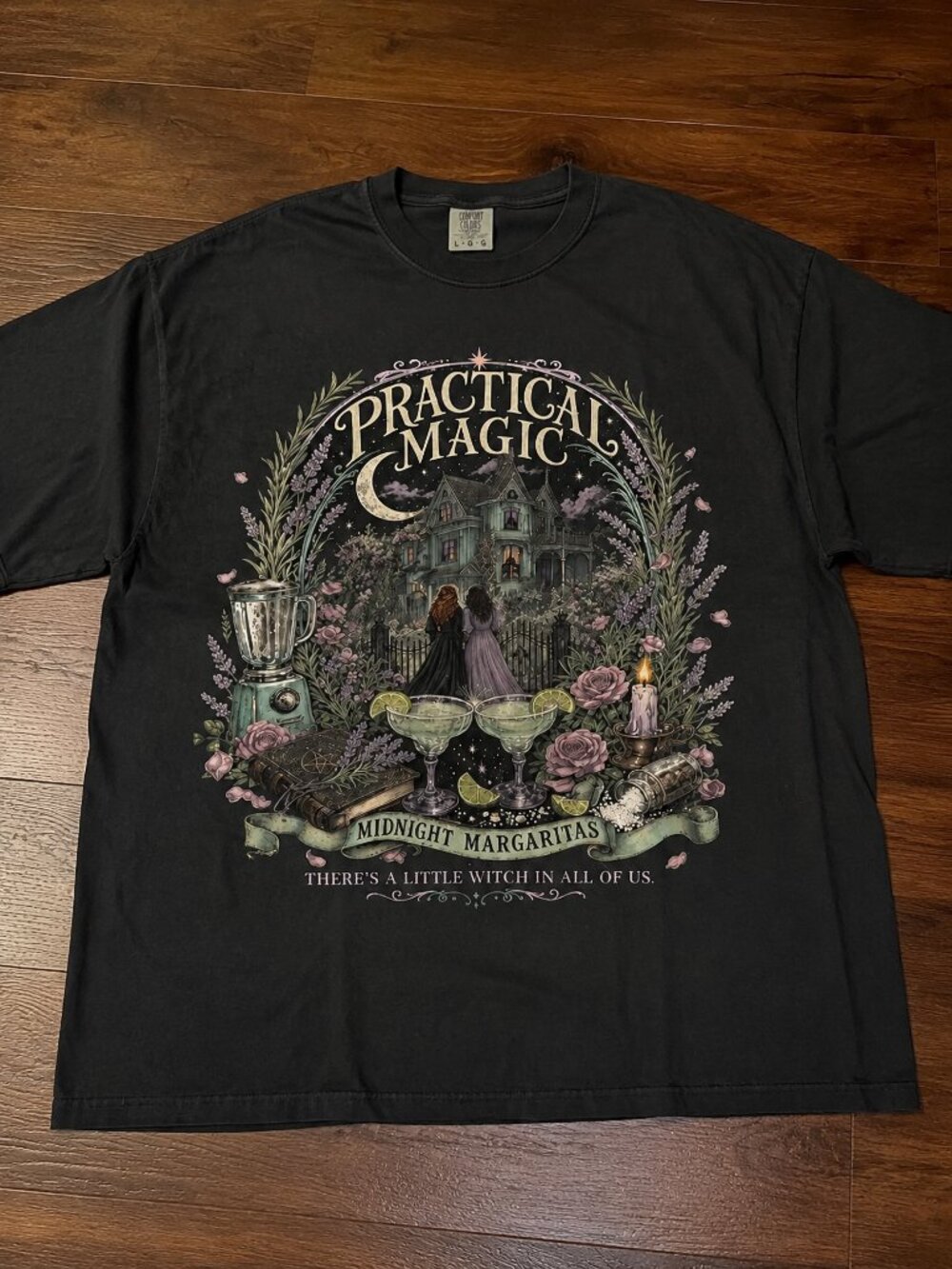 Comfort Colors Midnight Margaritas Witchy Halloween Shirt